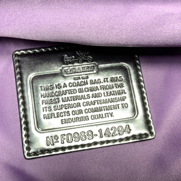 Coach Signature Black Madison Audrey Satchel Shoulder Tote - Picture 16 of 16